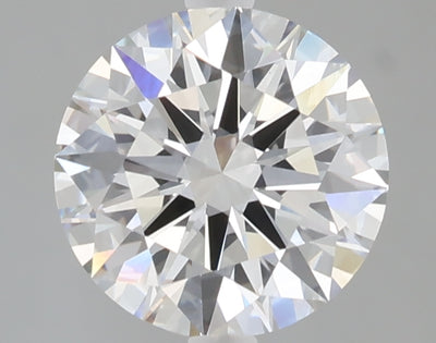 2.05 carat round lab grown diamond F color VVS2 clarity