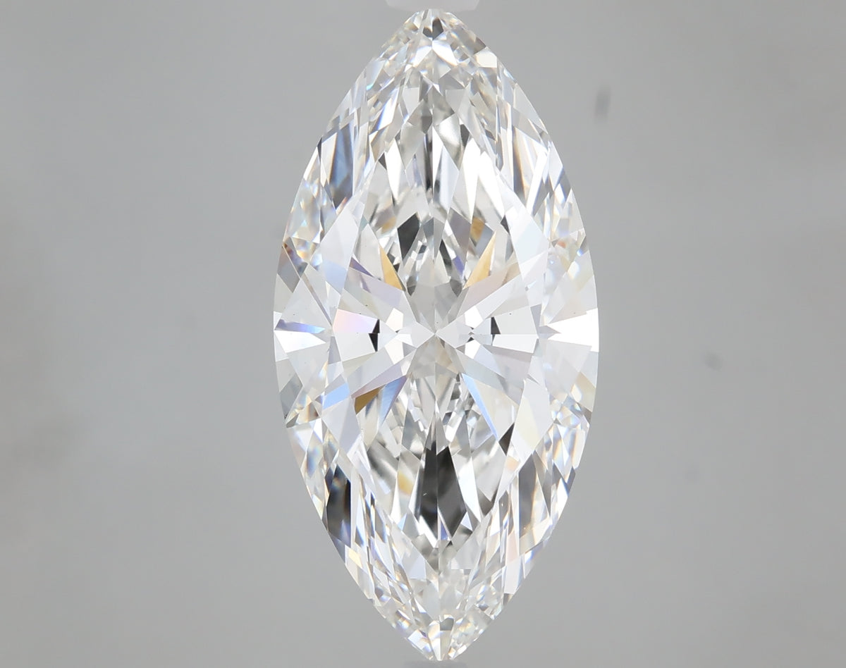 6.49 carat marquise lab grown diamond F color VS1 clarity