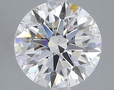 2.59 carat round lab grown diamond F color VVS2 clarity