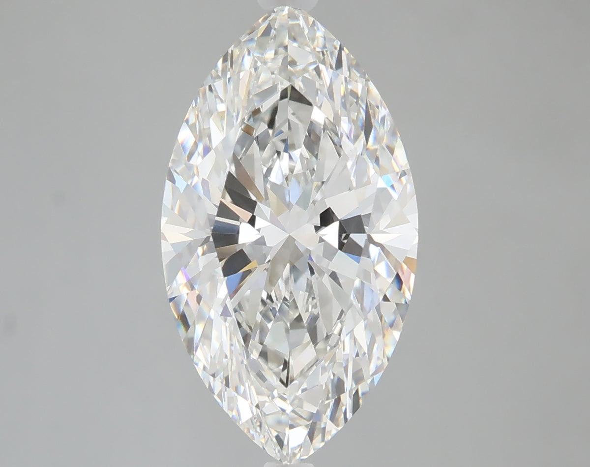 4.09 carat marquise lab grown diamond F color VS1 clarity