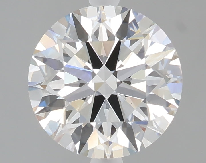 2.06 carat round lab grown diamond E color VS1 clarity