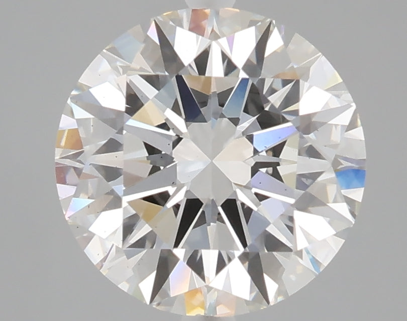 3.05 carat round lab grown diamond F color VS2 clarity
