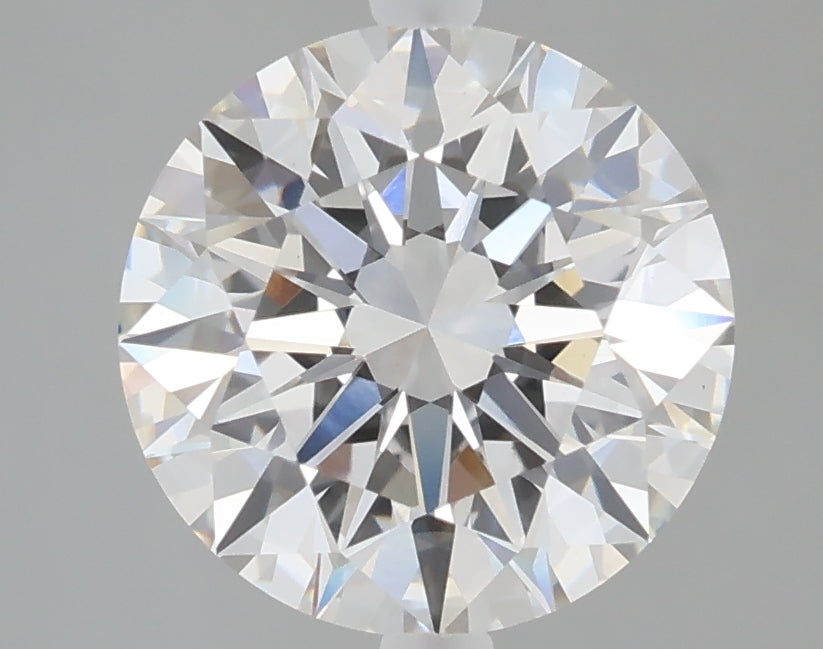 3.07 carat round lab grown diamond F color VS1 clarity
