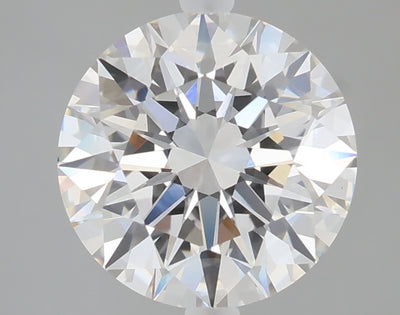 3.07 carat round lab grown diamond F color VS1 clarity