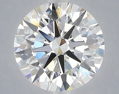 3.05 carat round lab grown diamond F color VS1 clarity