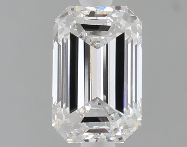 1.01 carat emerald lab grown diamond E color VVS2 clarity