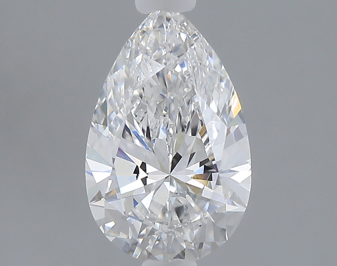 1.03 carat pear lab grown diamond E color VVS2 clarity