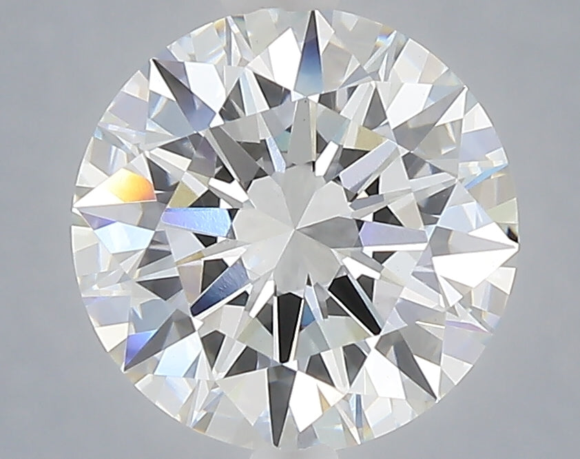 3.04 carat round lab grown diamond G color VVS2 clarity
