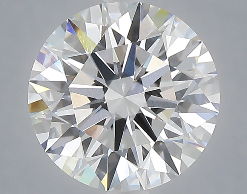 3.02 carat round lab grown diamond E color VVS2 clarity