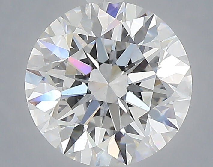 2.01 carat round lab grown diamond F color VS1 clarity