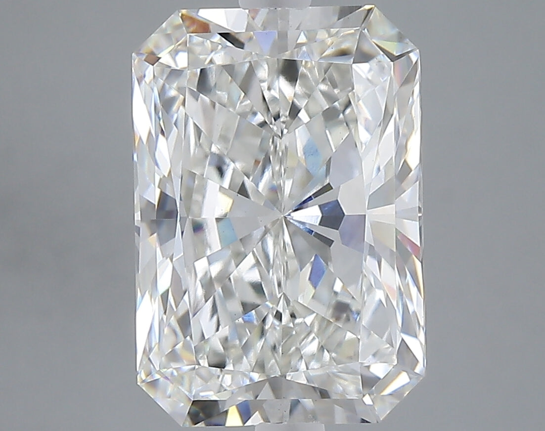 5.05 carat radiant lab grown diamond F color VS1 clarity