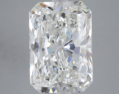 5.05 carat radiant lab grown diamond F color VS1 clarity