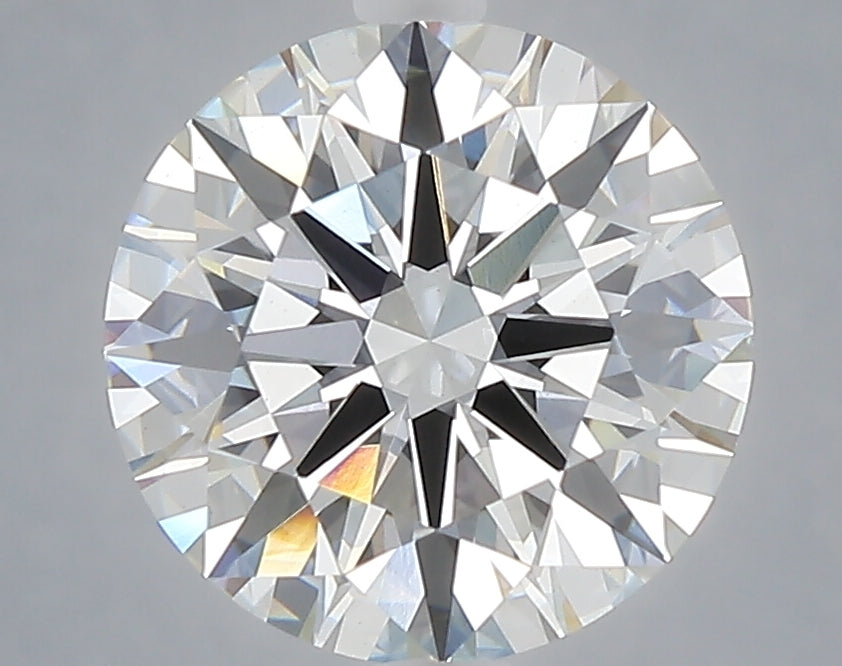 3.10 carat round lab grown diamond E color VS1 clarity