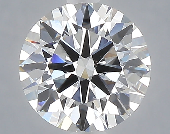 1.54 carat round lab grown diamond E color VVS2 clarity