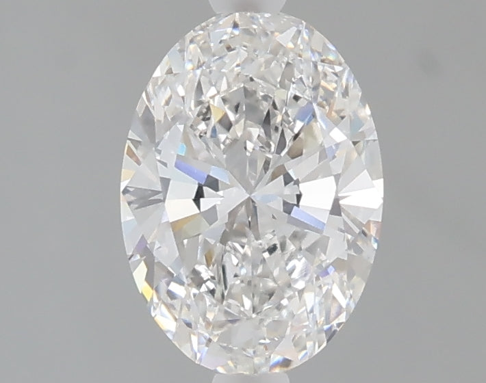 1.02 carat oval lab grown diamond D color VVS2 clarity