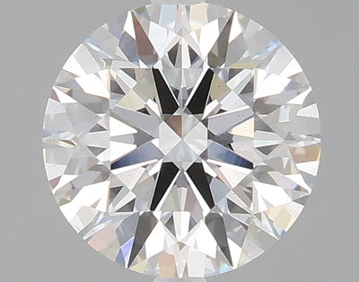 1.56 carat round lab grown diamond D color VS2 clarity