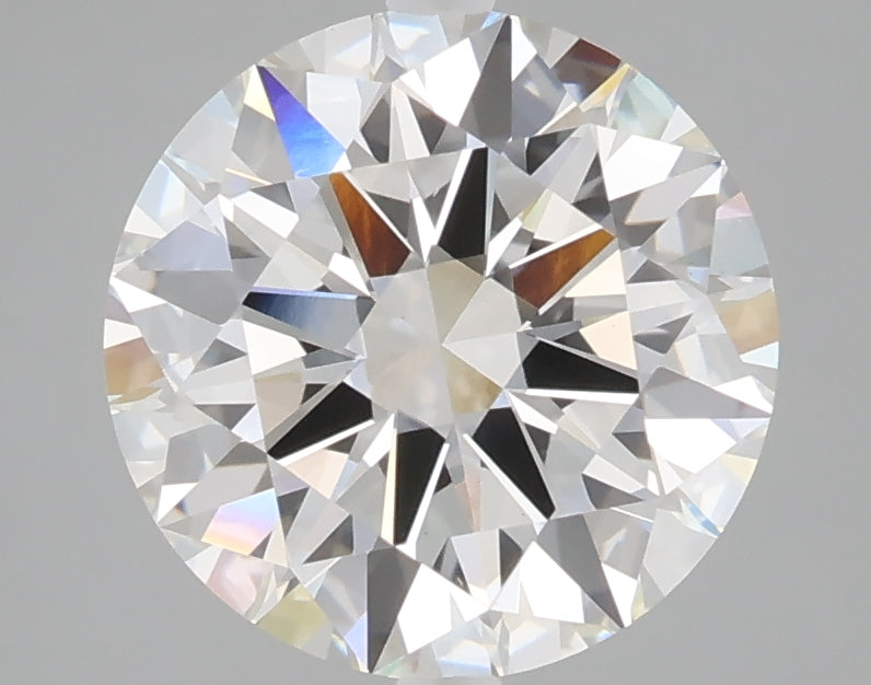 3.01 carat round lab grown diamond F color VS1 clarity