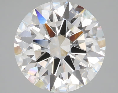 3.01 carat round lab grown diamond F color VS1 clarity