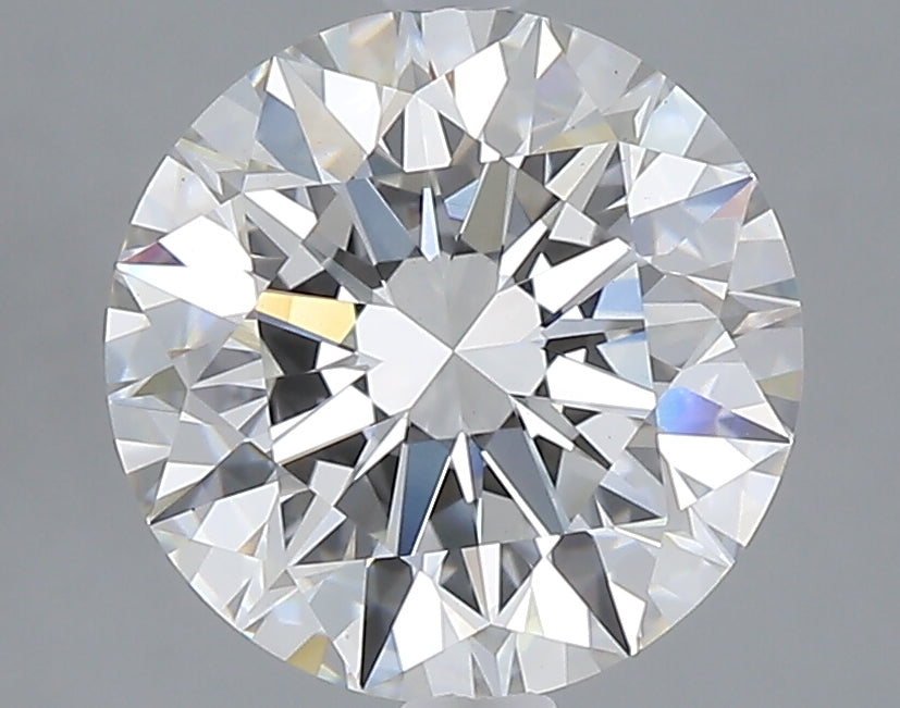 3.07 carat round lab grown diamond E color VS1 clarity