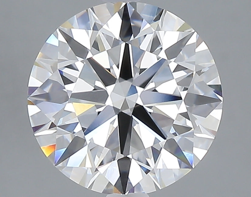3.05 carat round lab grown diamond E color VS1 clarity