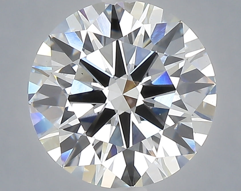 3.10 carat round lab grown diamond E color VS1 clarity