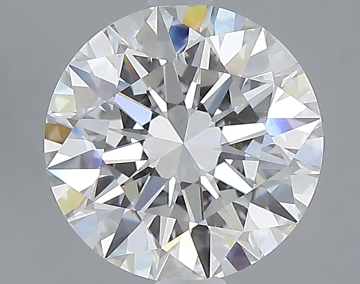 2.04 carat round lab grown diamond E color VS1 clarity