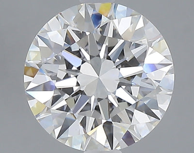 2.04 carat round lab grown diamond E color VS1 clarity