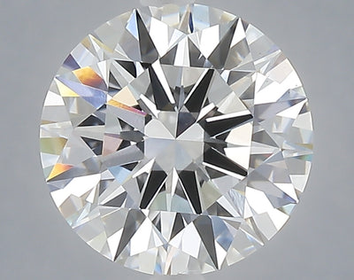 3.09 carat round lab grown diamond F color VS1 clarity
