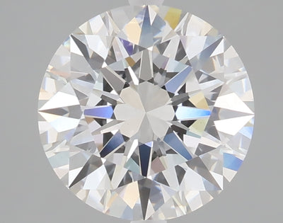 2.60 carat round lab grown diamond E color VS1 clarity