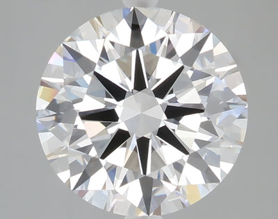 3.01 carat round lab grown diamond F color VS1 clarity