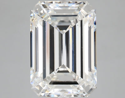 7.98 carat emerald lab grown diamond G color VS1 clarity