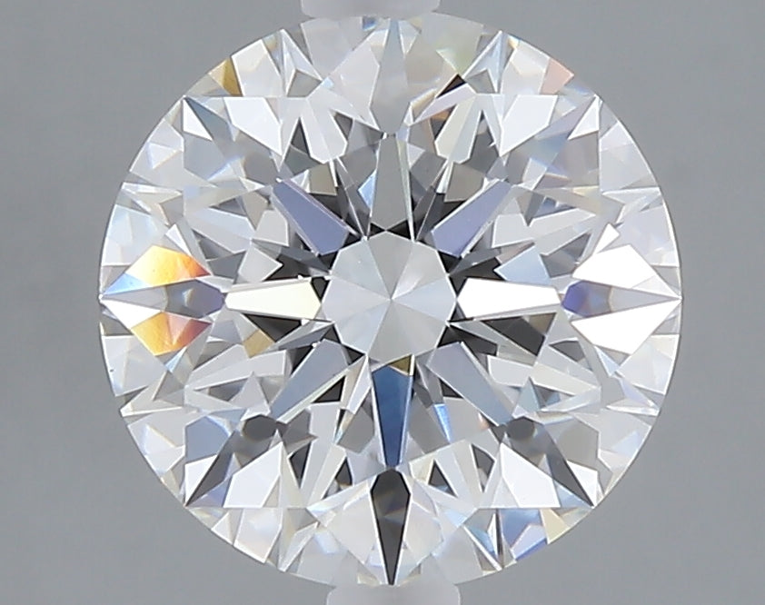 3.06 carat round lab grown diamond D color VS1 clarity