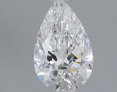 1.04 carat pear lab grown diamond E color VS2 clarity
