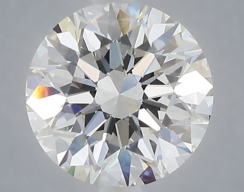 2.60 carat round lab grown diamond F color VS1 clarity