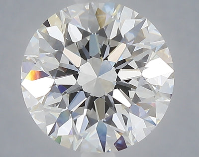 2.60 carat round lab grown diamond F color VS1 clarity