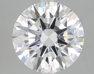 2.52 carat round lab grown diamond E color VVS2 clarity