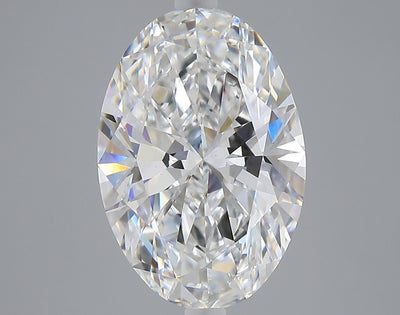 5.29 carat oval lab grown diamond E color VS1 clarity