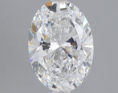 2.05 carat oval lab grown diamond E color VS1 clarity