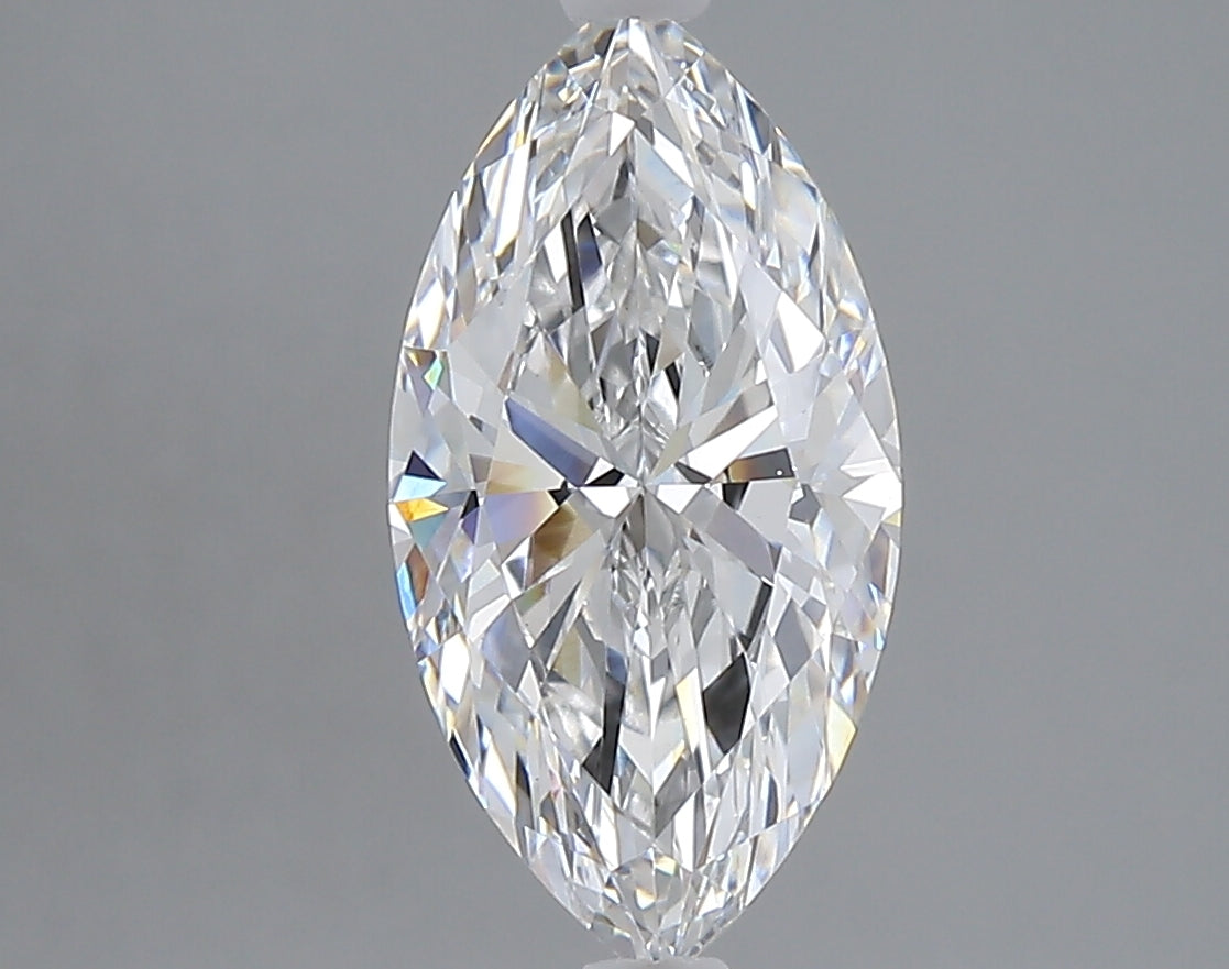 2.07 carat marquise lab grown diamond E color VVS2 clarity