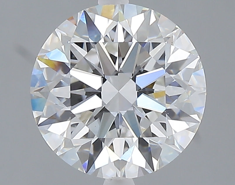 2.57 carat round lab grown diamond E color VVS2 clarity
