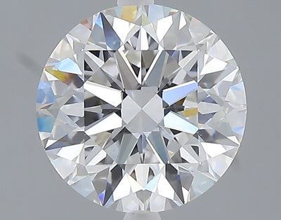 2.57 carat round lab grown diamond E color VVS2 clarity