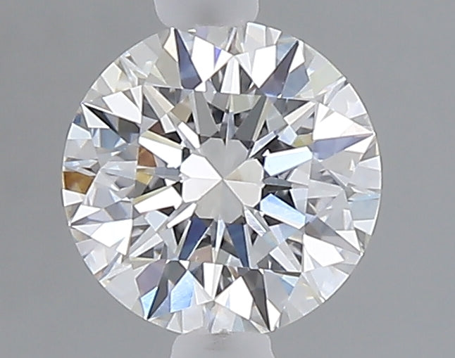 1.07 carat round lab grown diamond E color VVS2 clarity