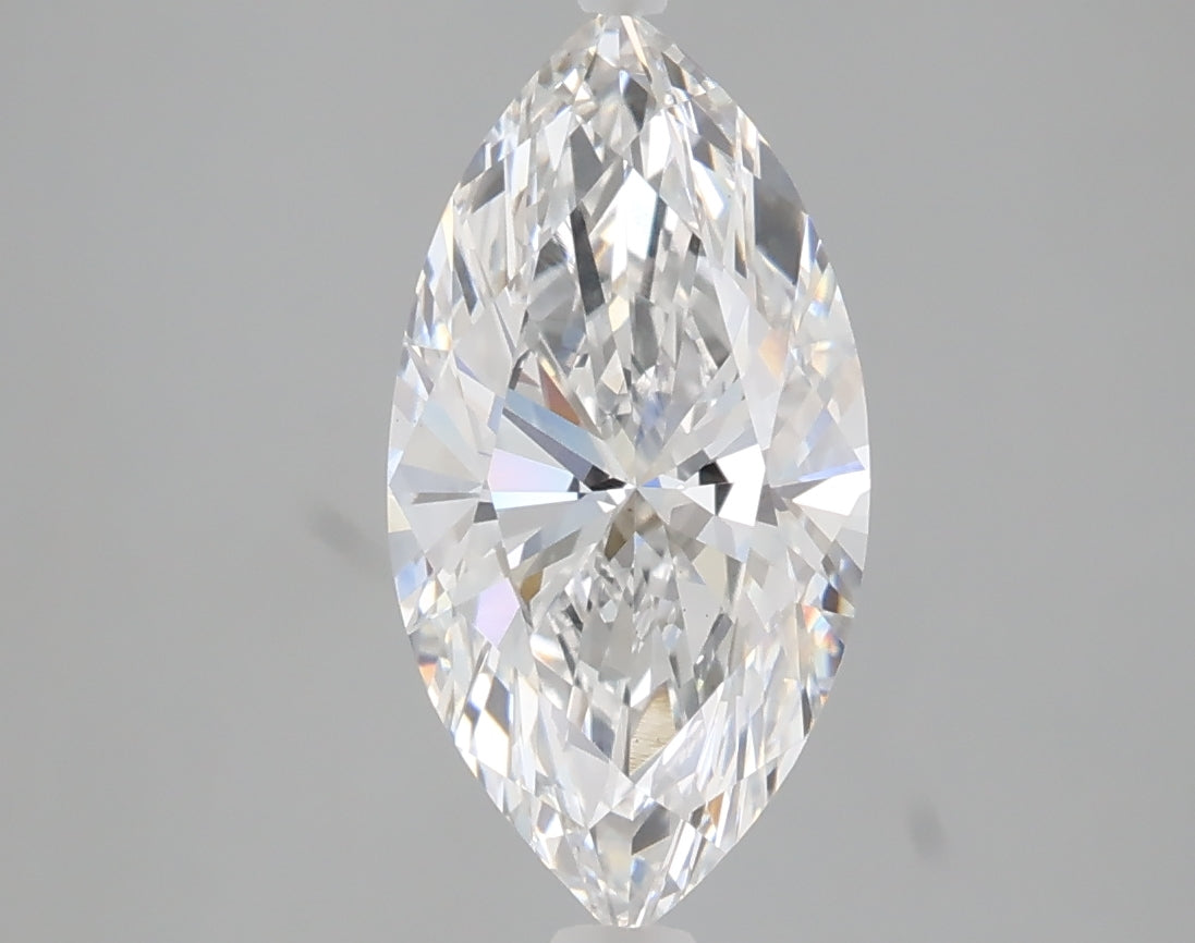 2.04 carat marquise lab grown diamond E color VS1 clarity