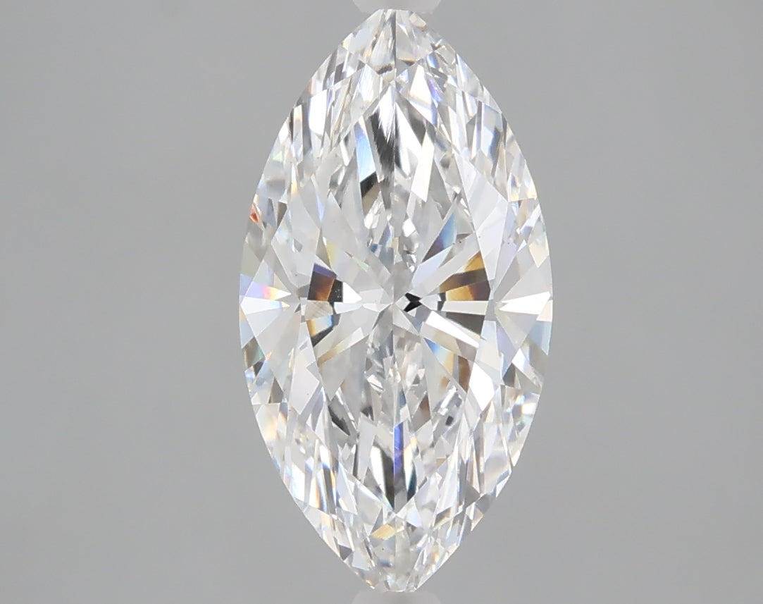 2.05 carat marquise lab grown diamond E color VS1 clarity