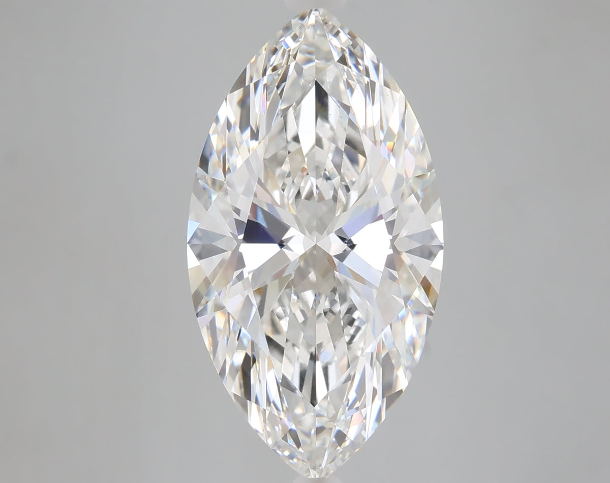 6.29 carat marquise lab grown diamond F color VS1 clarity