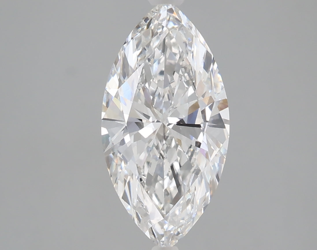 2.04 carat marquise lab grown diamond E color VS1 clarity