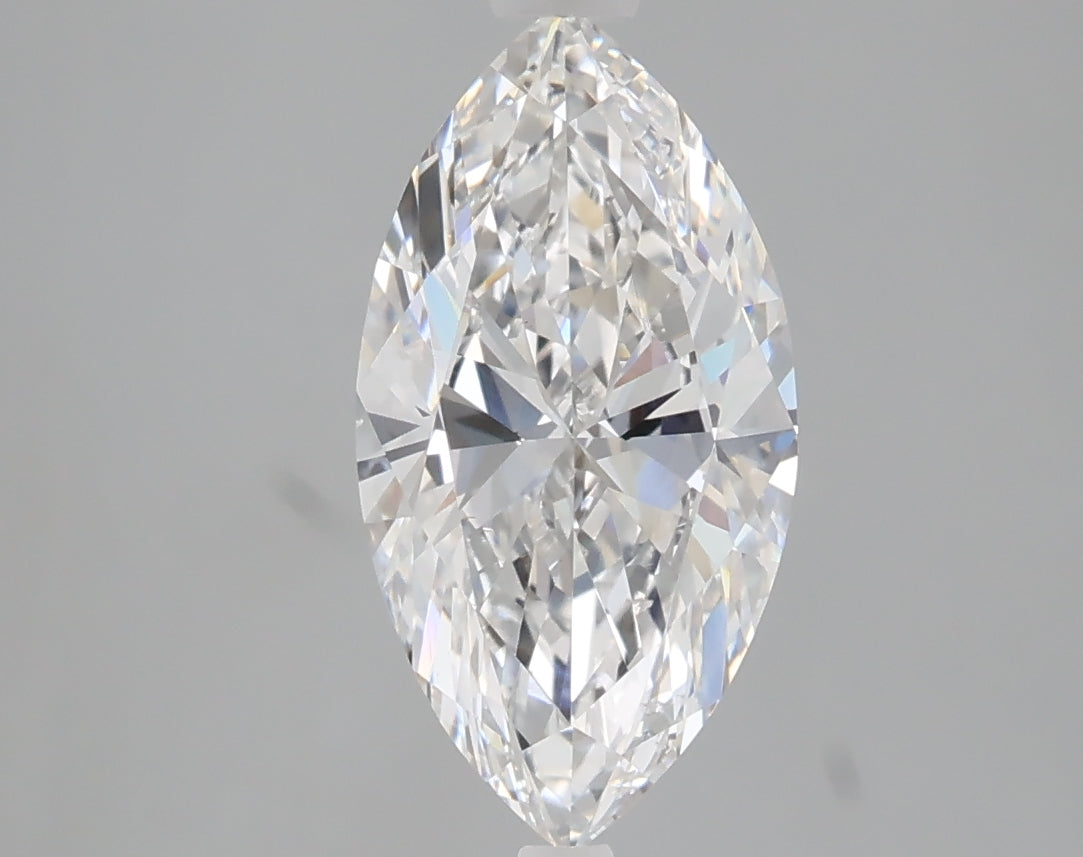 2.04 carat marquise lab grown diamond E color VS1 clarity