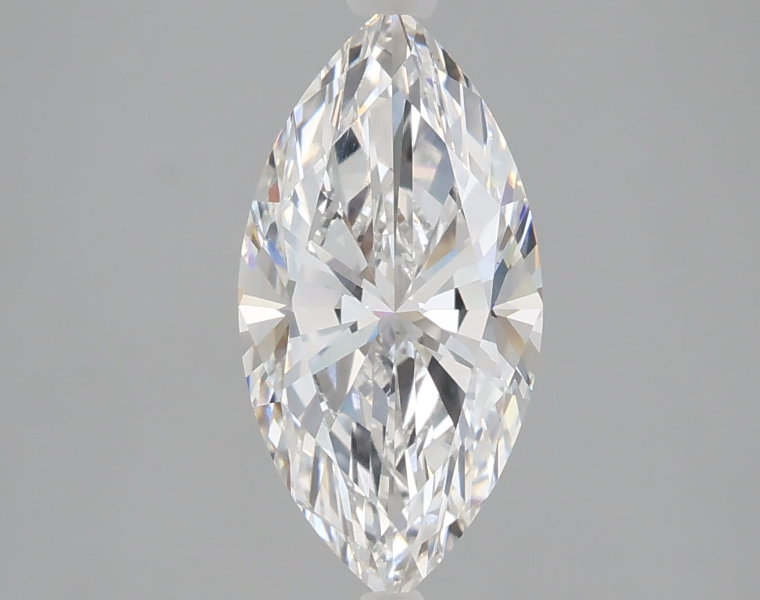 2.04 carat marquise lab grown diamond E color VS1 clarity