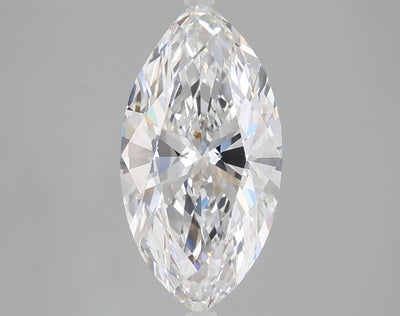 2.01 carat marquise lab grown diamond E color VS1 clarity