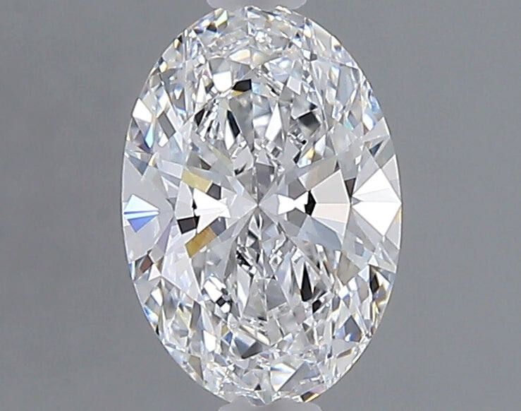 1.02 carat oval lab grown diamond D color VVS2 clarity